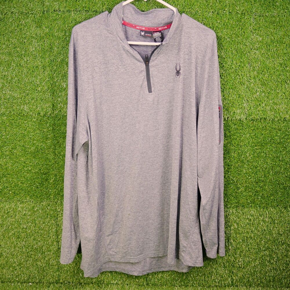 Spyder Active Men's Quarter Zip Performance Pullover - Men's Size XXL